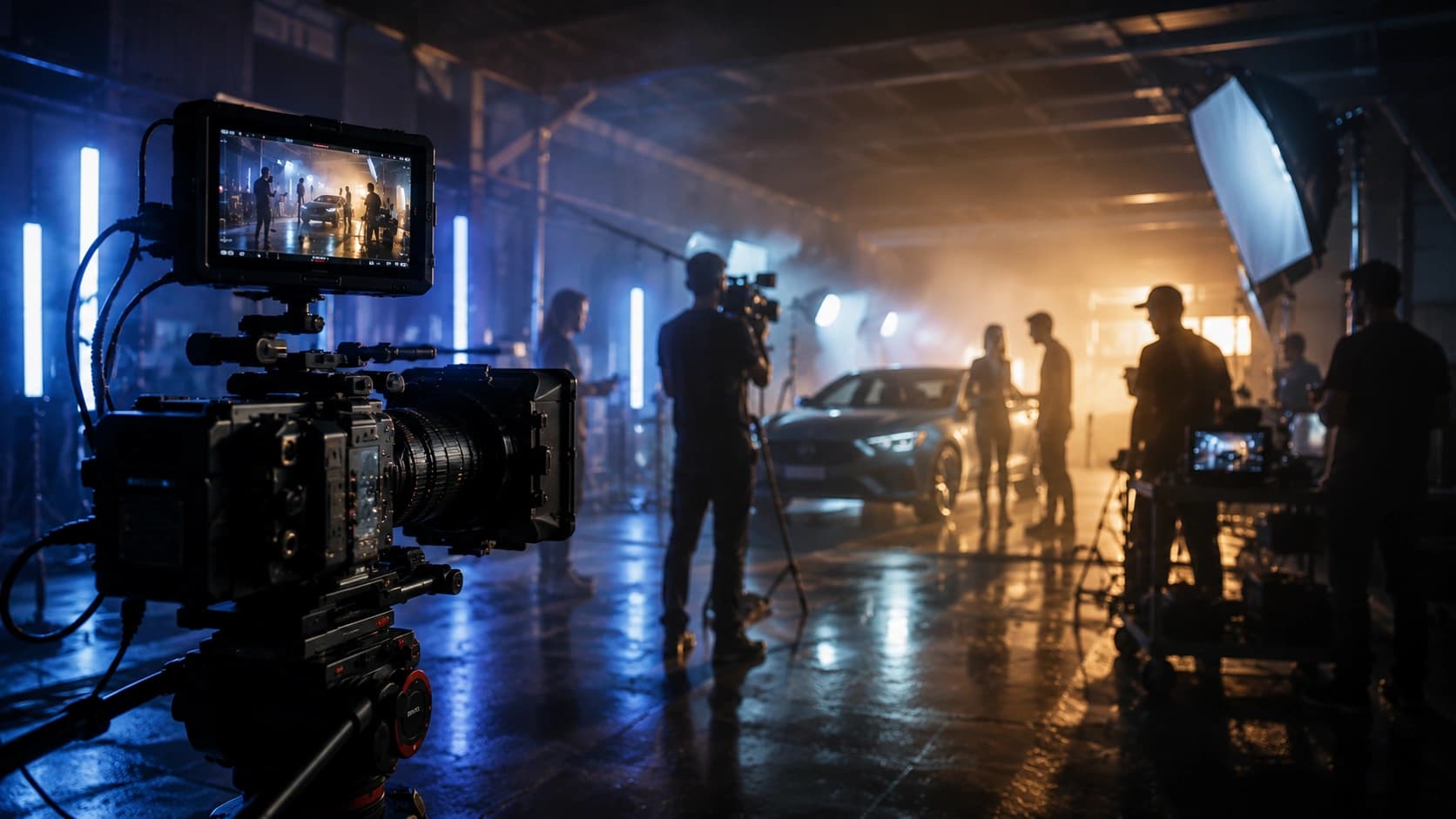 Reklam filmi prodüksiyon görseli