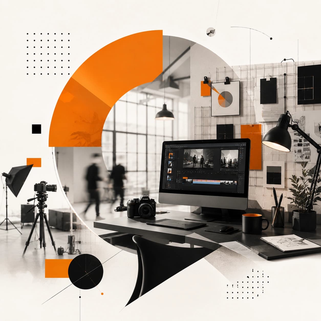Creative agency visual representing Dopa Creative services
